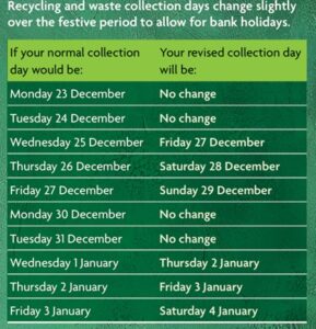 Waste Calendar 2024